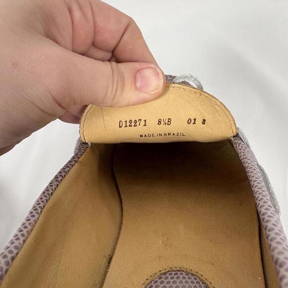 Cole Haan Size: 8.5 Purple Snake Print Loafers | Minimalist, luxury - Picture 6 of 9